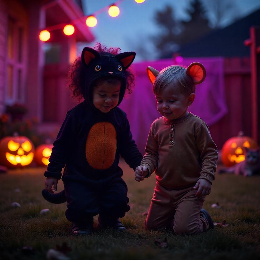 Easy Halloween costumes for siblings